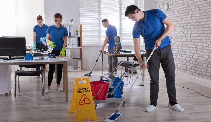 Mopping floors