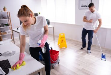 janitors cleaning
